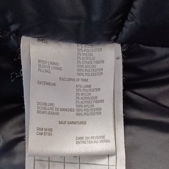 Calvin Klein Wool Blend Detachable Hood Coat - Picture 9 of 16